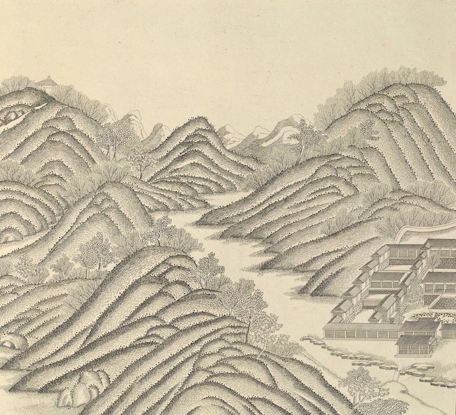 The Emperor of China's Palace at Pekin - The limpid Stream of the Fountain that encompasses the Rocks (1753)