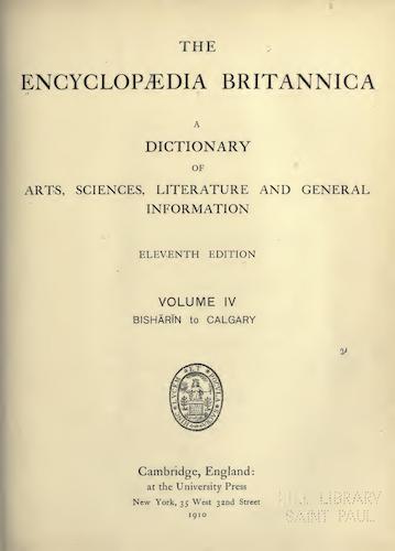 Encyclopedias - Encyclopaedia Britannica Vol. 4