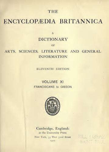 Encyclopedias - Encyclopaedia Britannica Vol. 11