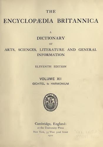 Encyclopaedia Britannica Vol. 12