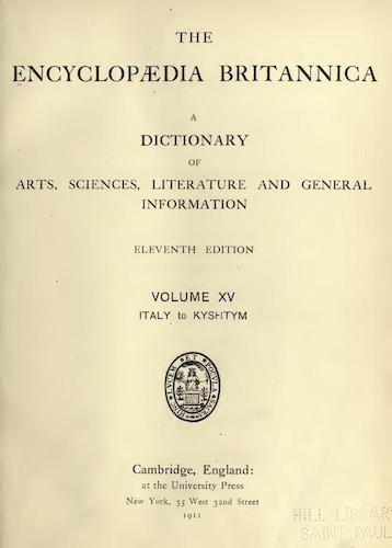 Encyclopedias - Encyclopaedia Britannica Vol. 15