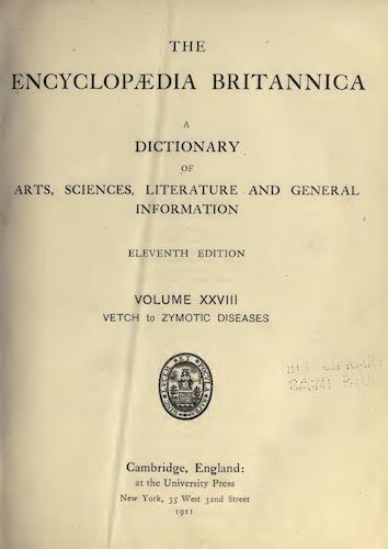 Encyclopaedia Britannica Vol. 28