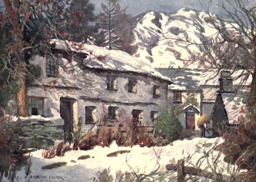 The English Lakes Painted and Described - Winter Sunshine, Coniston (1908)