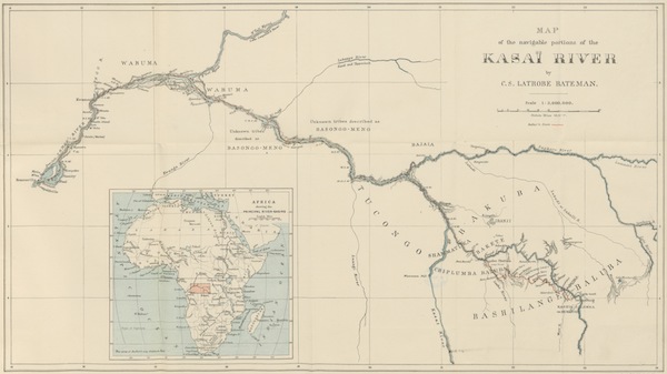 Map of the Navigable Portions of the Kasai River