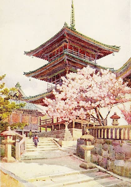 The Flowers and Gardens of Japan - The Pagoda, Kyomidzu (1908)