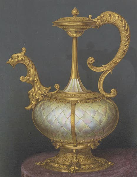 The Green Vaults Dresden - Ewer of mother of pearl, mounted in silver gilt (1862)