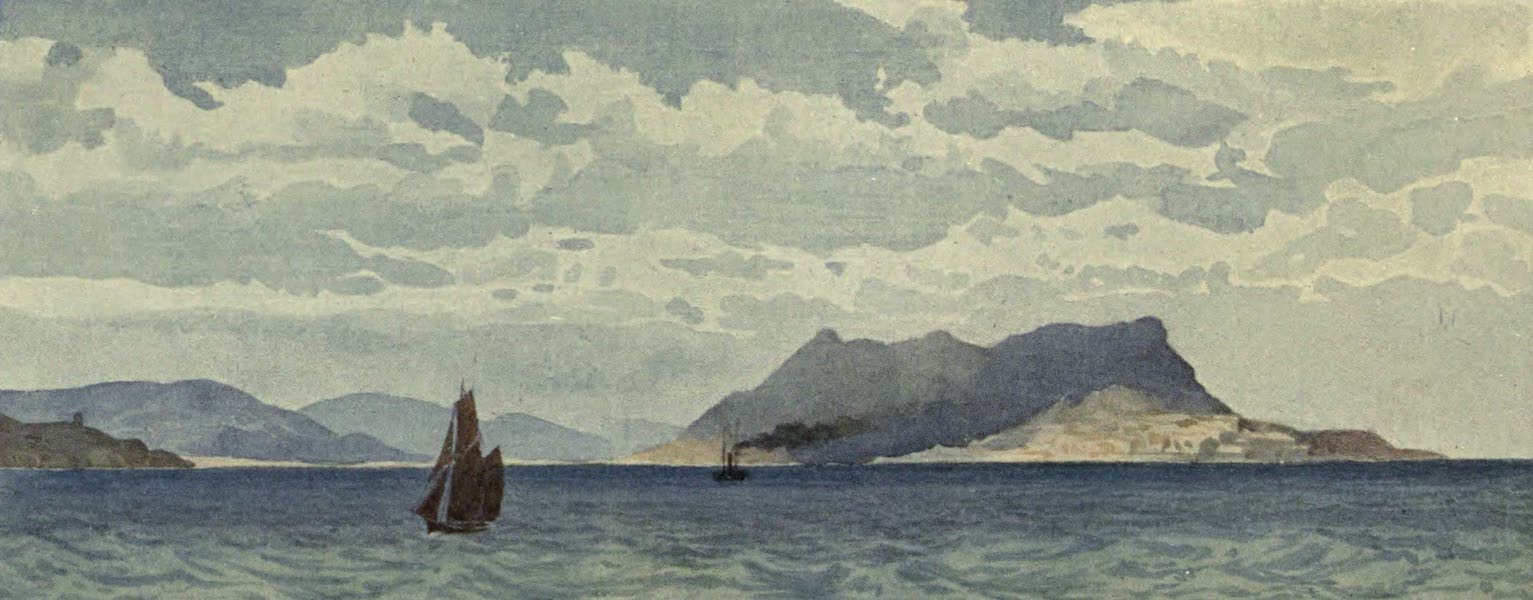 The High-Road of Empire - Gibraltar from the West (1905)