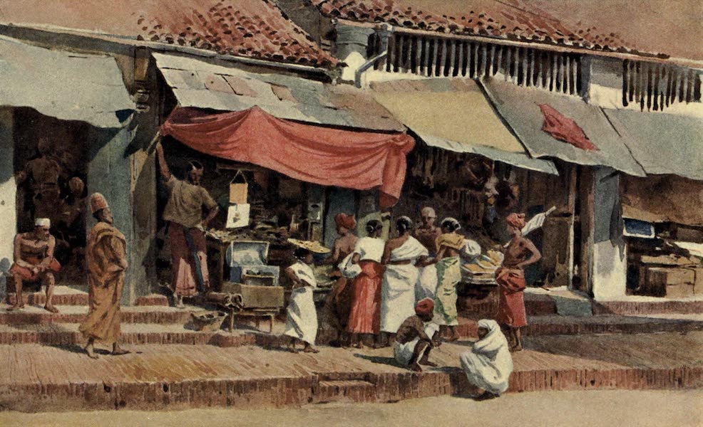 A Street Scene in Kandy