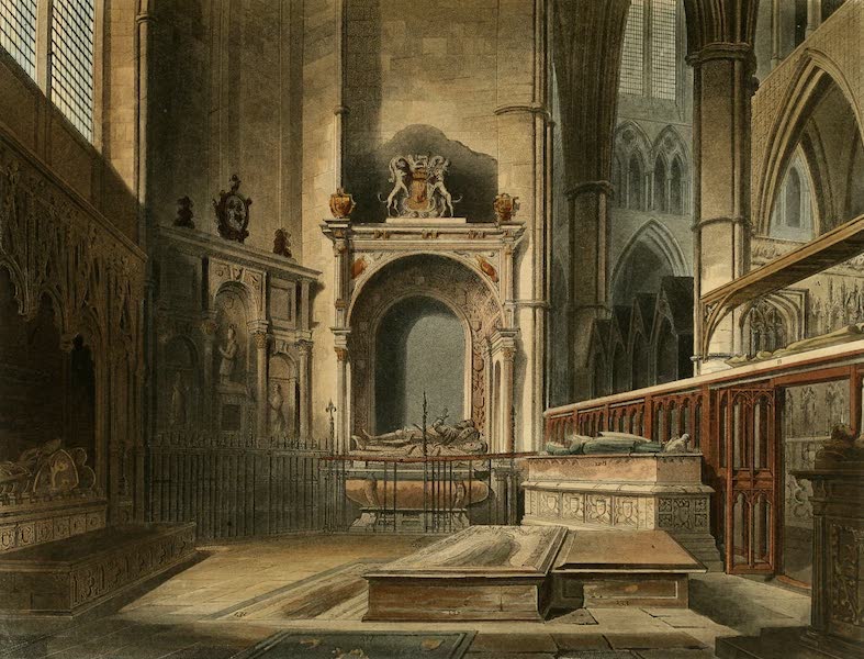 The History of the Abbey Church of St. Peter's Westminster Vol. 2 - West View of St. Edmunds Chapel (1812)