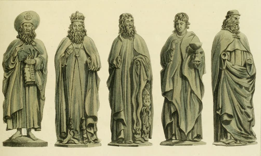 The History of the Abbey Church of St. Peter's Westminster Vol. 2 - Remaining Figures on the Screen of Henry the Seventh's Monument (1812)
