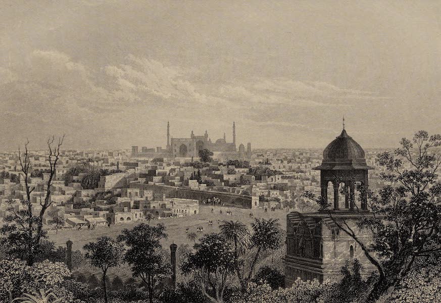 The History of the Indian Mutiny Vol. 1 - View of Delhi, from the Palace Gate (1858)