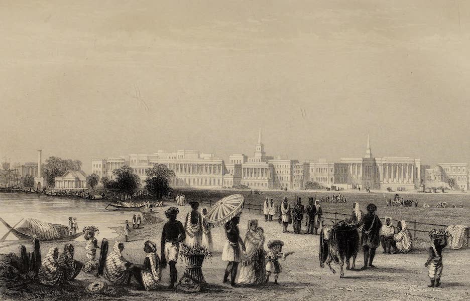 The History of the Indian Mutiny Vol. 1 - View of Calcutta from the Esplanade. No. 2. (1858)