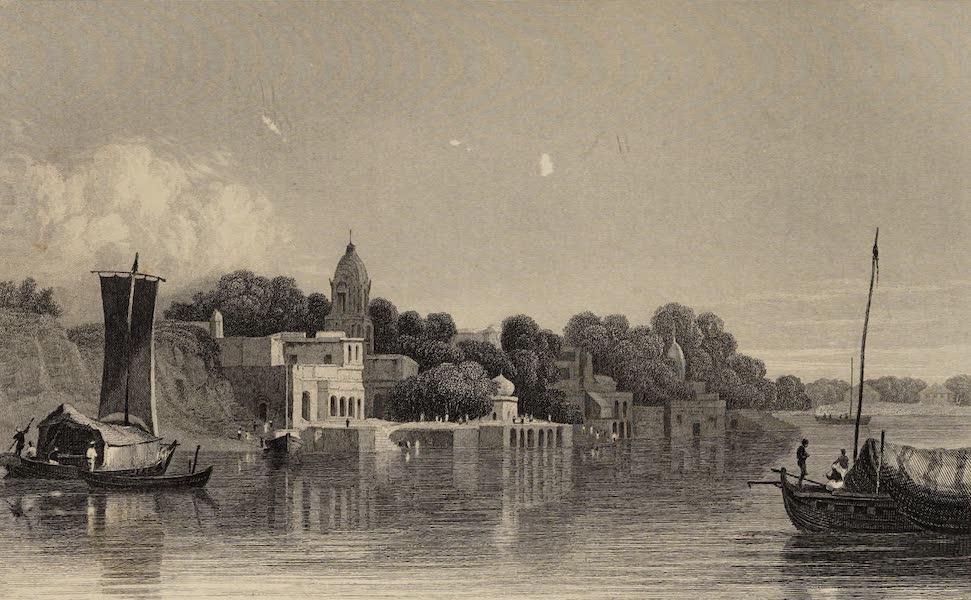 The History of the Indian Mutiny Vol. 1 - View of Cawnpore from the River (1858)