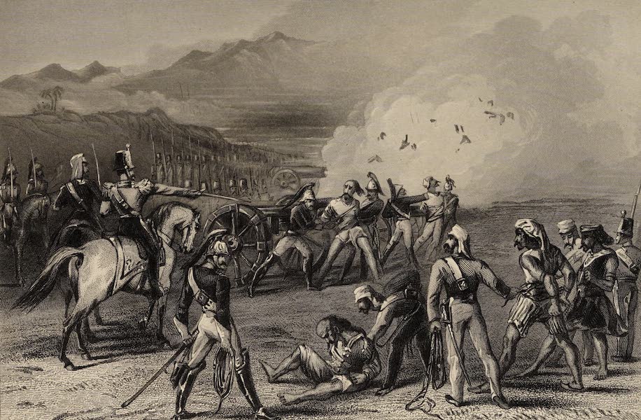 The History of the Indian Mutiny Vol. 1 - Slowing Mutinous Sepoys from the Guns (1858)