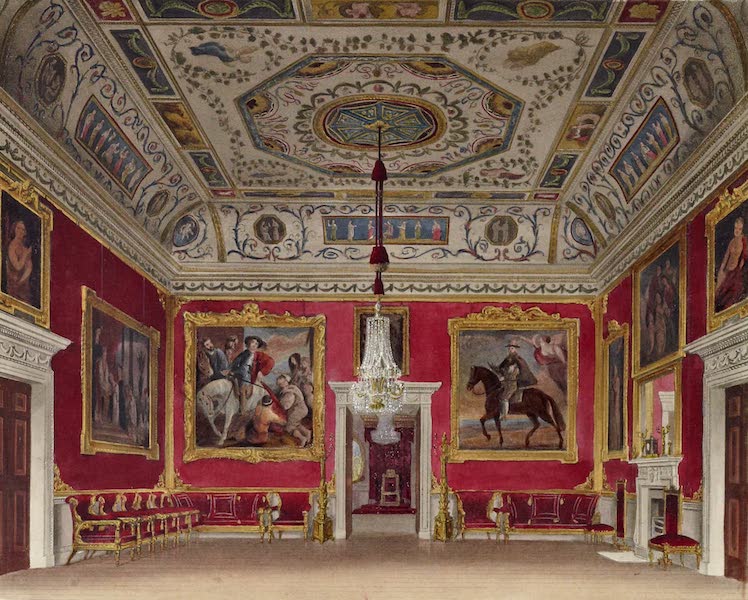 History of the Royal Residences Vol. 2 - Drawing Room, Buckingham House (1819)