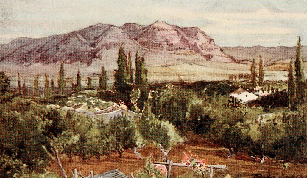 The Holy Land, Painted and Described - The Mount of Temptation, from Jericho (1902)
