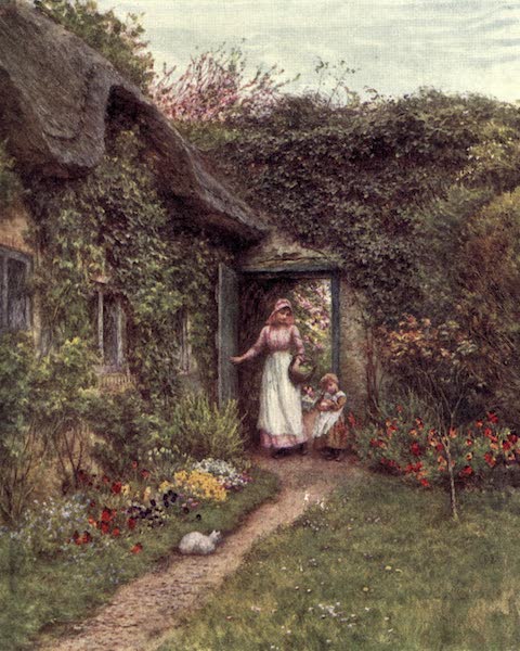 The Homes of Tennyson Painted and Described - The Dairy Door, Farringford (1905)
