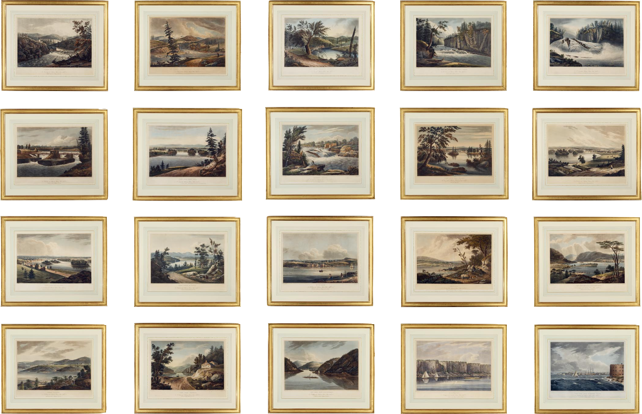 The Hudson River Portfolio - Hudson River Portfolio (c. 1820) - Display (1820)