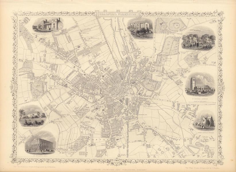 The Illustrated Atlas - Bradford, Yorkshire (1851)