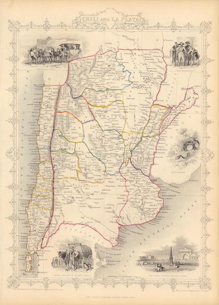 The Illustrated Atlas - Chili and La Plata (1851)