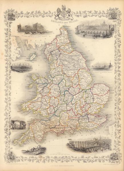 The Illustrated Atlas - England and Wales (1851)