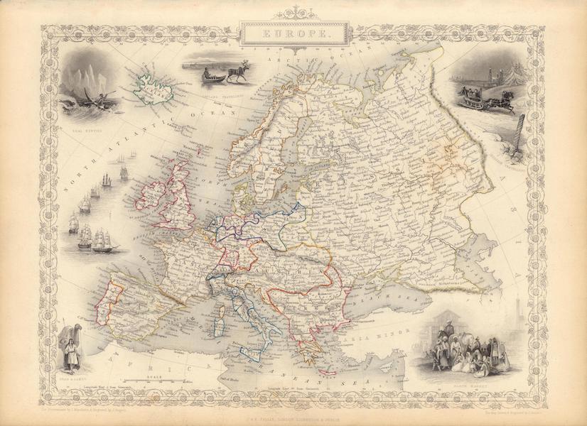 The Illustrated Atlas - Europe (1851)