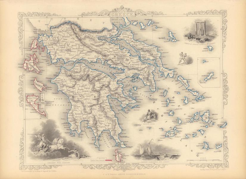 Greece. (with) inset maps of Corfu and Stampalia