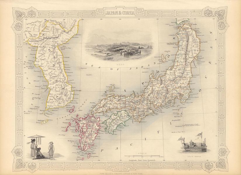 The Illustrated Atlas - Japan & Corea (1851)