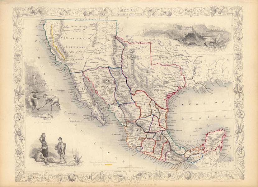 Mexico, California and Texas