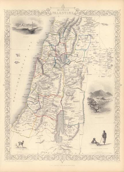 The Illustrated Atlas - Modern Palestine (1851)
