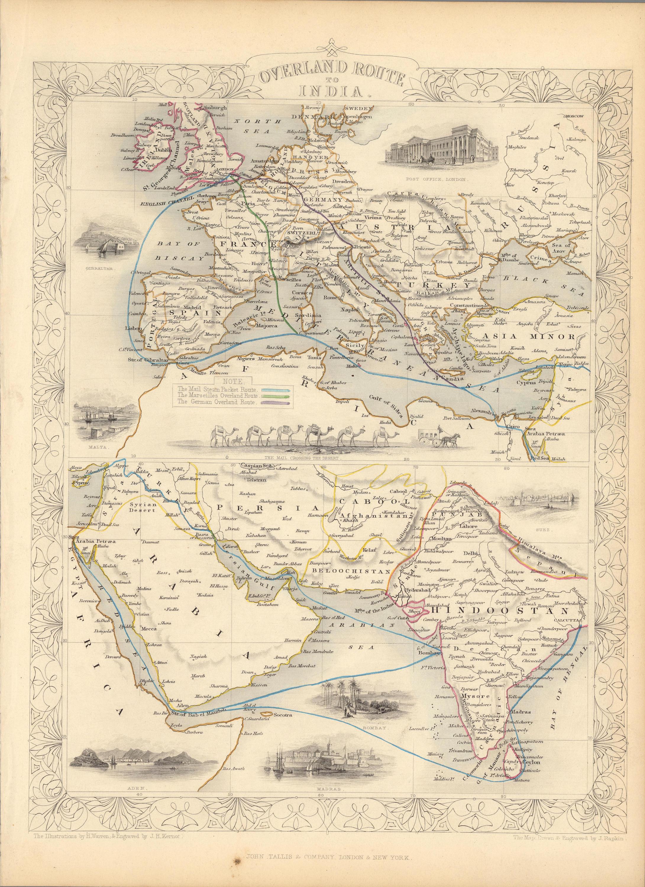 Overland Route to India