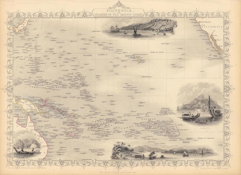 The Illustrated Atlas - Polynesia, or Islands in the Pacific Ocean (1851)