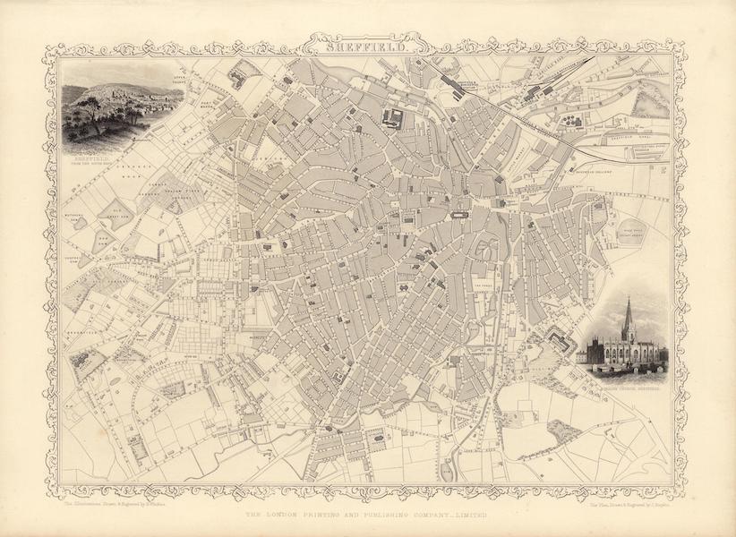 The Illustrated Atlas - Sheffield (1851)