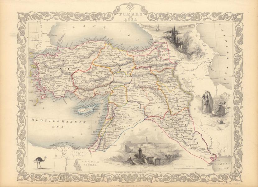 The Illustrated Atlas - Turkey in Asia (1851)