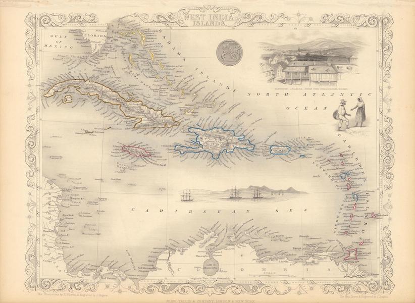 The Illustrated Atlas - West India Islands (1851)
