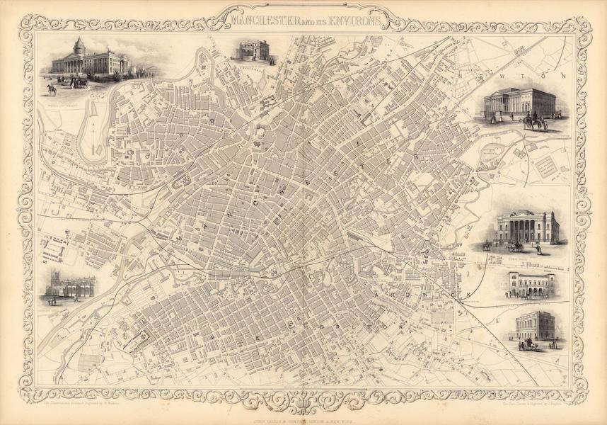 The Illustrated Atlas - Manchester and It's Environs (1851)