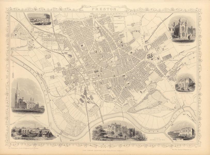 The Illustrated Atlas - Preston (1851)