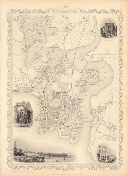 The Illustrated Atlas - Southampton (1851)