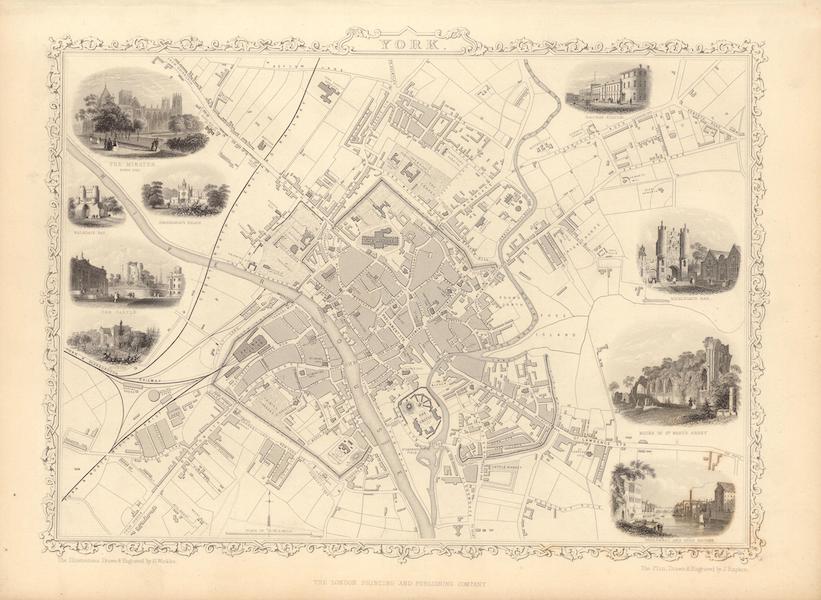The Illustrated Atlas - York (1851)