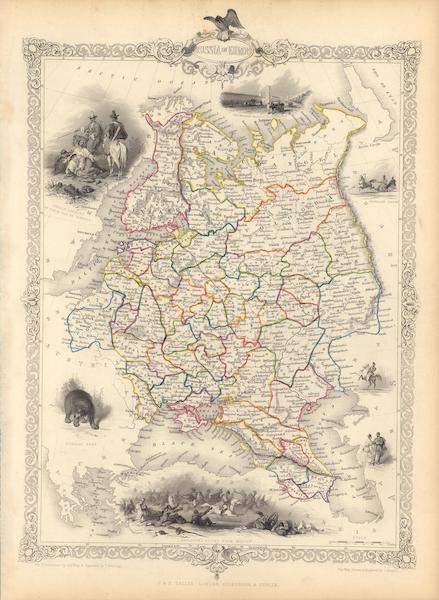 The Illustrated Atlas - Russia in Europe (1851)