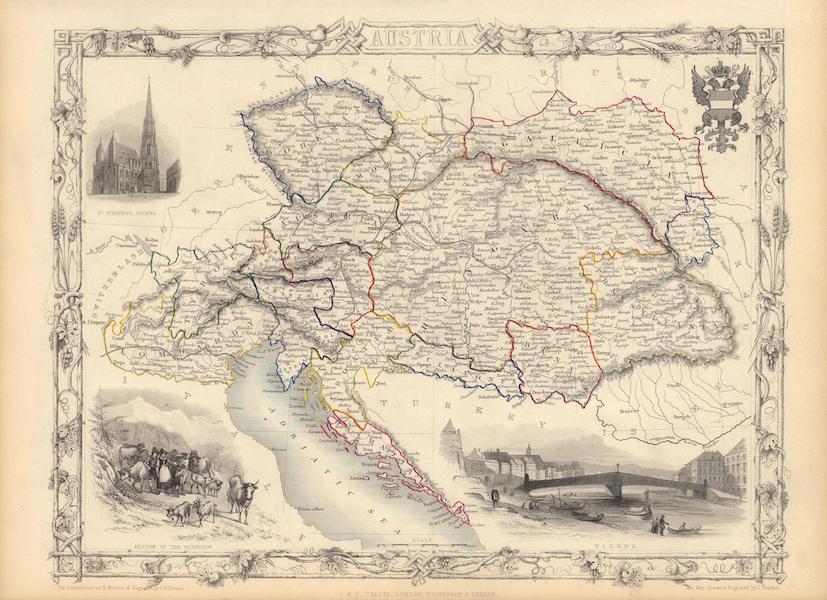 The Illustrated Atlas - Austria (1851)