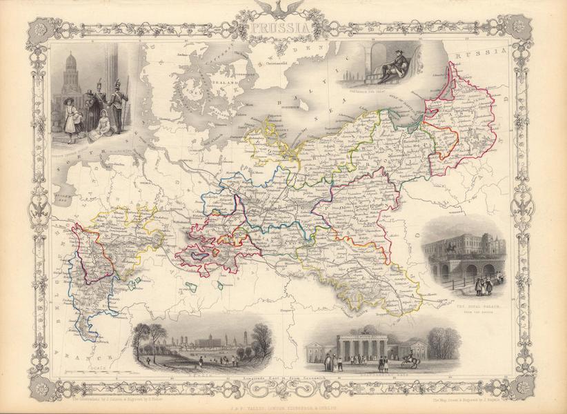 The Illustrated Atlas - Prussia (1851)