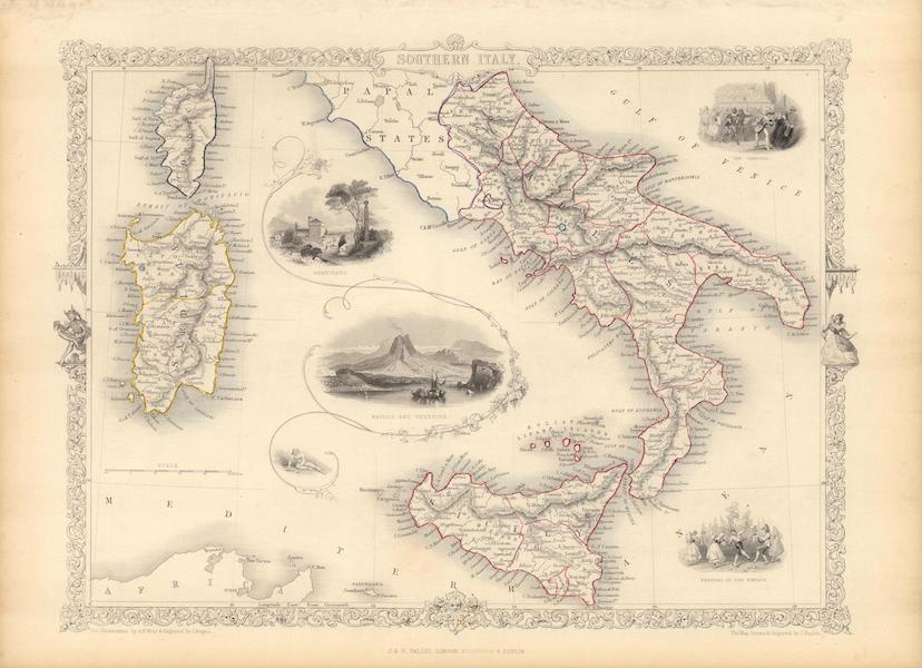 The Illustrated Atlas - Southern Italy (1851)