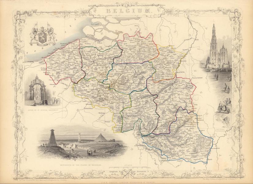 The Illustrated Atlas - Belgium (1851)