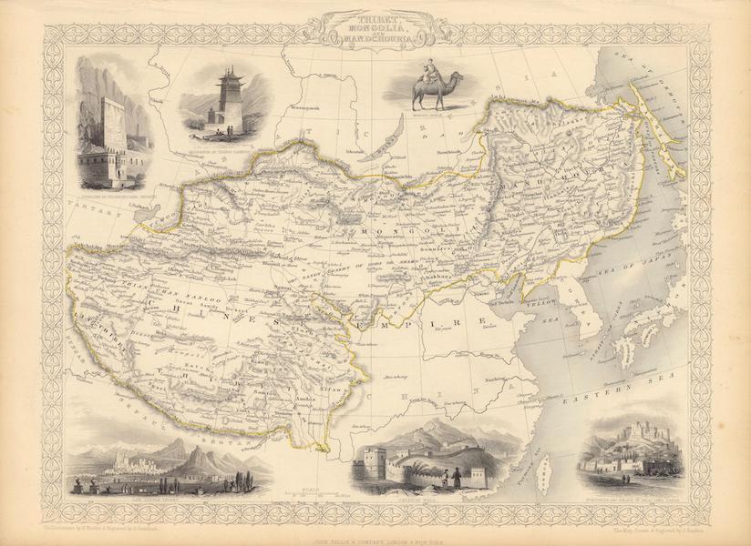 The Illustrated Atlas - Thibet, Mongolia, and Mandchouria (1851)