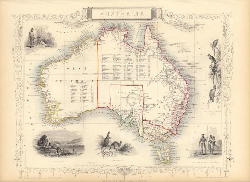 The Illustrated Atlas - Australia (1851)