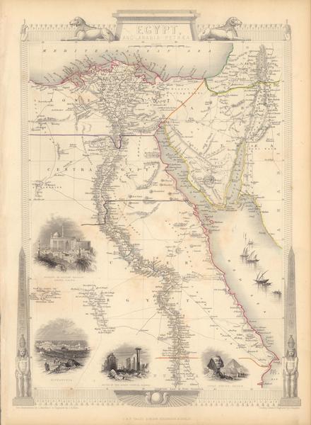 The Illustrated Atlas - Egypt, and Arabia Petraea (1851)