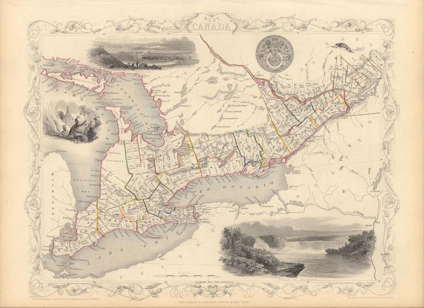 The Illustrated Atlas - West Canada (1851)