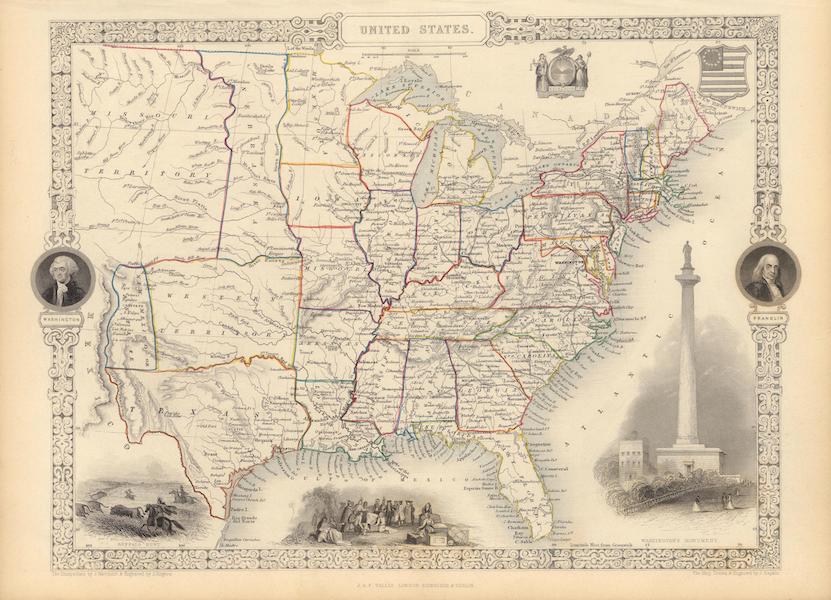 The Illustrated Atlas - United States (1851)