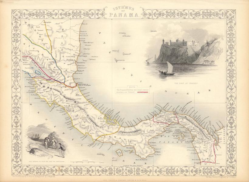 The Illustrated Atlas - Isthmus of Panama (1851)